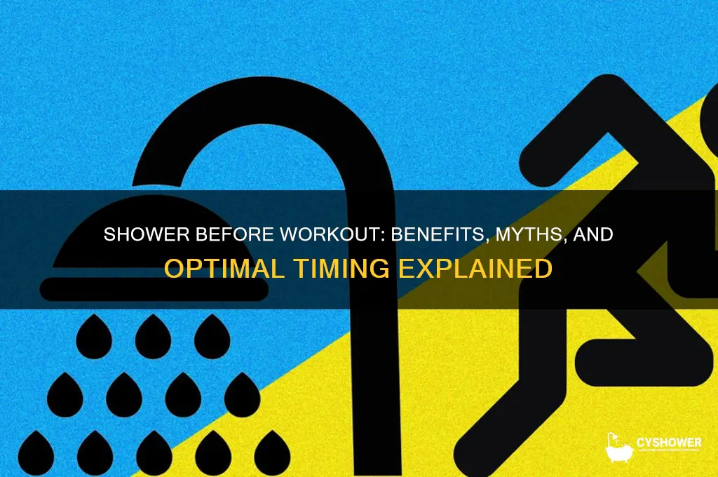 is it good to take shower before workout