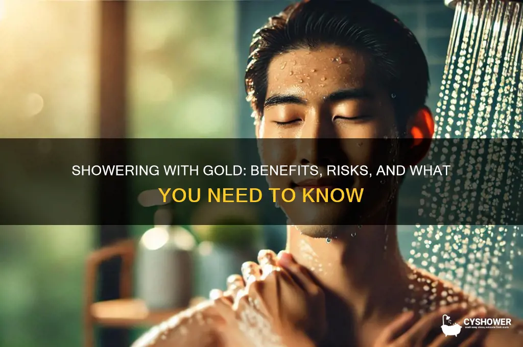 is it good to take shower with gols