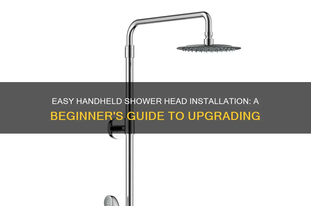 is it hard to install a new handheld shower head