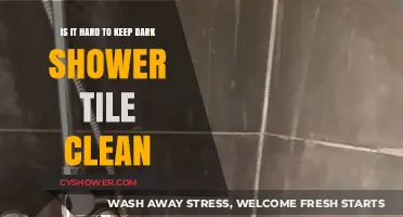Keeping Dark Shower Tile Spotless: Challenges and Easy Cleaning Tips