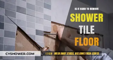 Challenges of Removing Shower Tile Floors: A DIY Guide