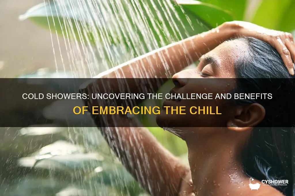 is it hard to take a cold shower