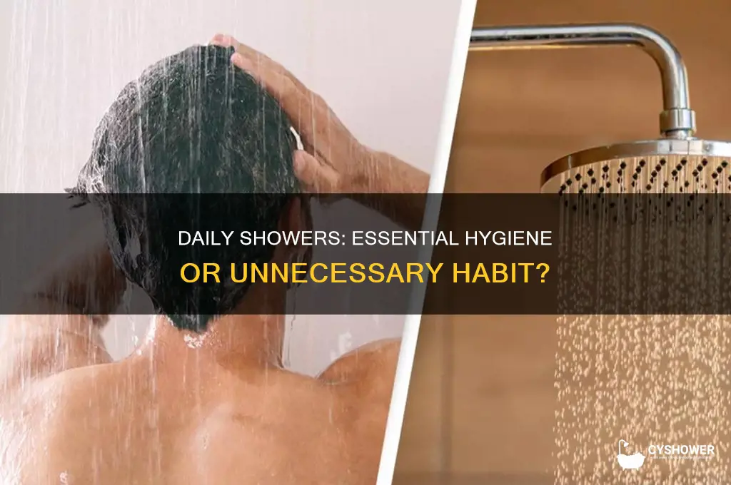 is it necessary to take a shower every day