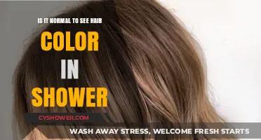 Is It Normal to See Hair Color in the Shower?