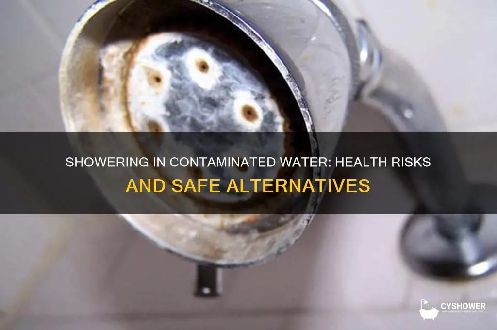 is it ok to shower in contaminated water