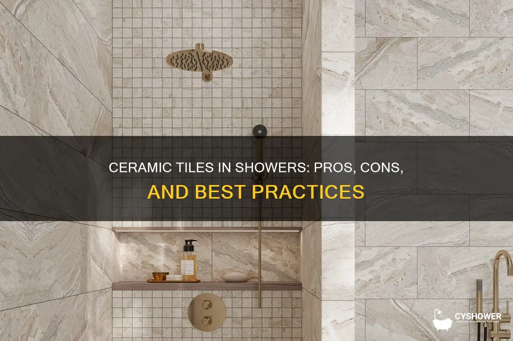 is it ok to use ceramic tile in a shower