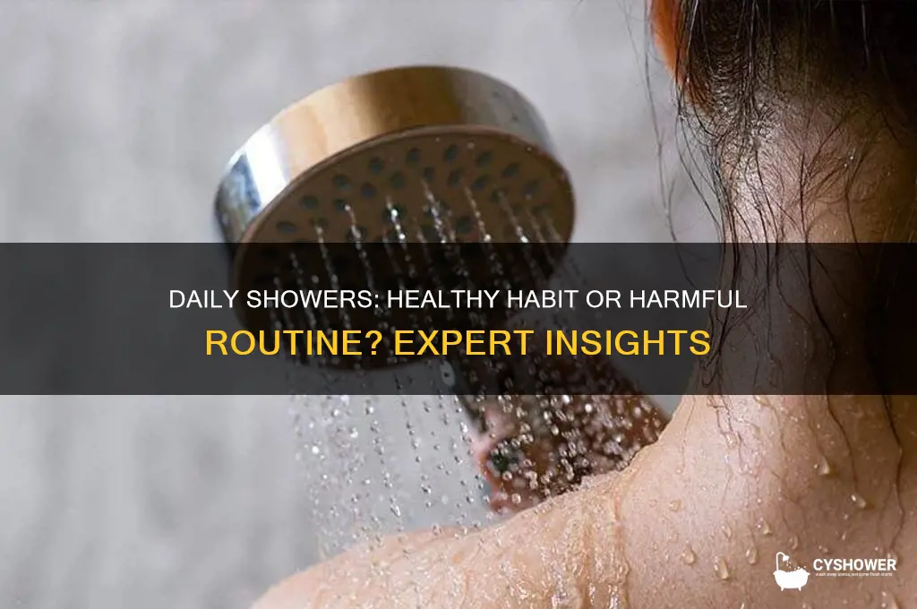 is it okay to take shower everyday
