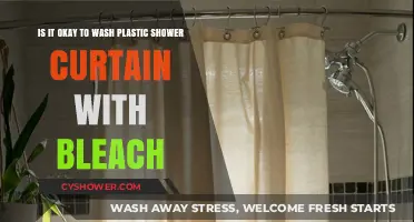 Can You Safely Wash Plastic Shower Curtains with Bleach?