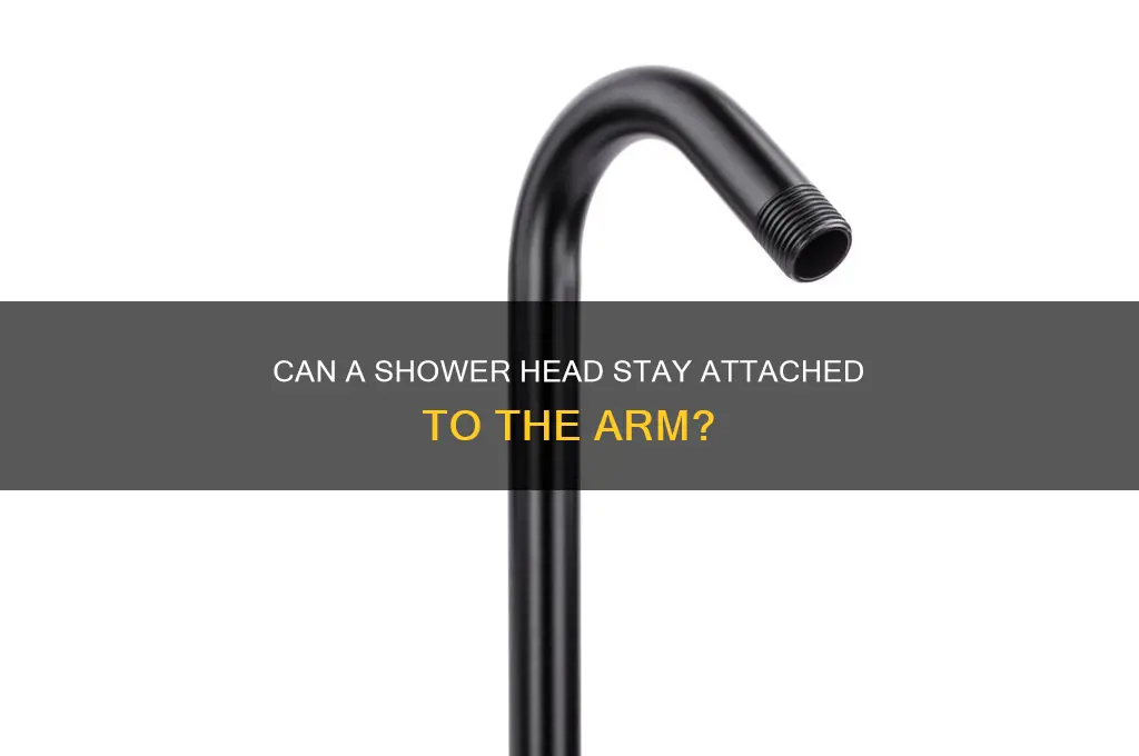 is it possible shower head doesnt seperate from arm