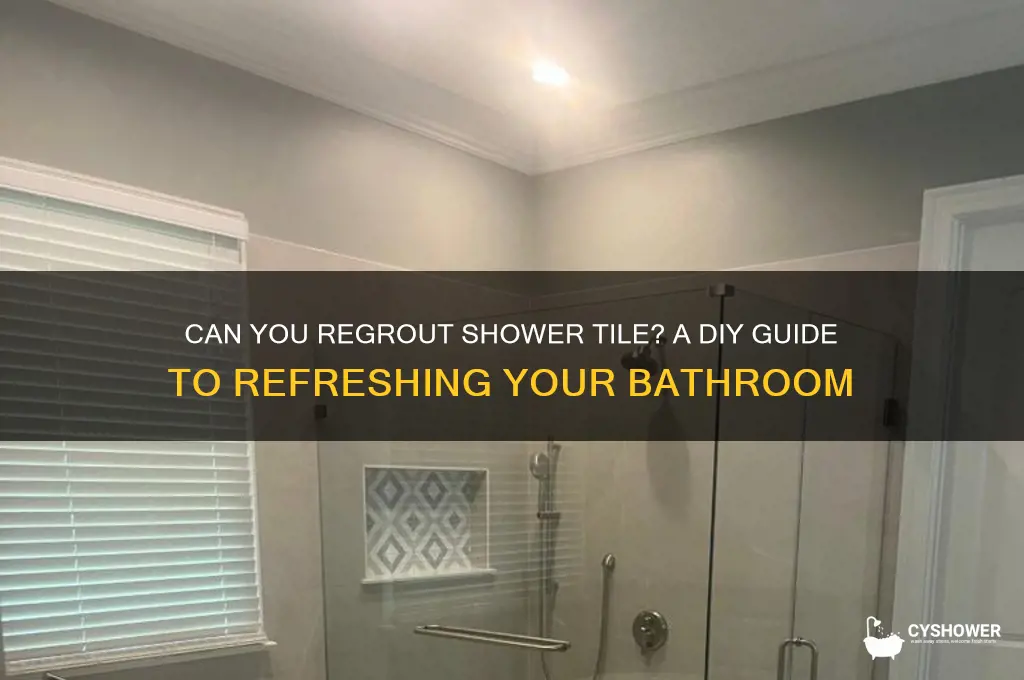 is it possible to regrout shower tile