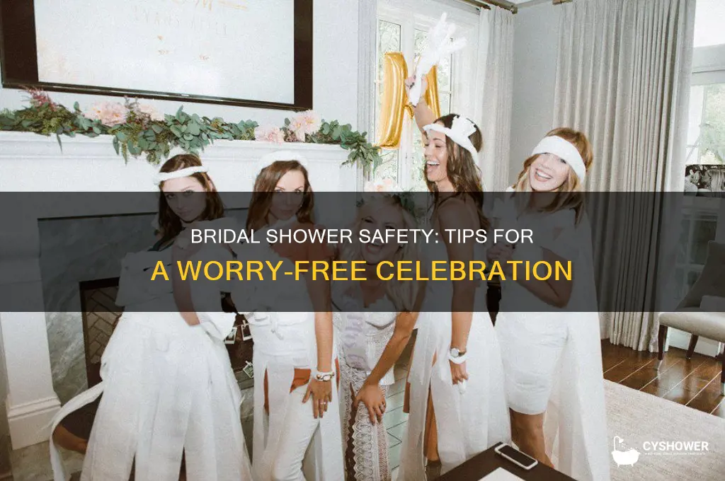 is it safe to go to a bridal shower