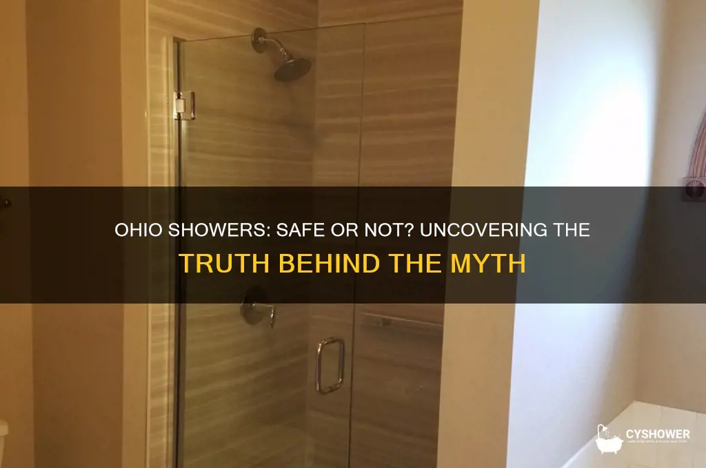 is it safe to take a shower in ohio