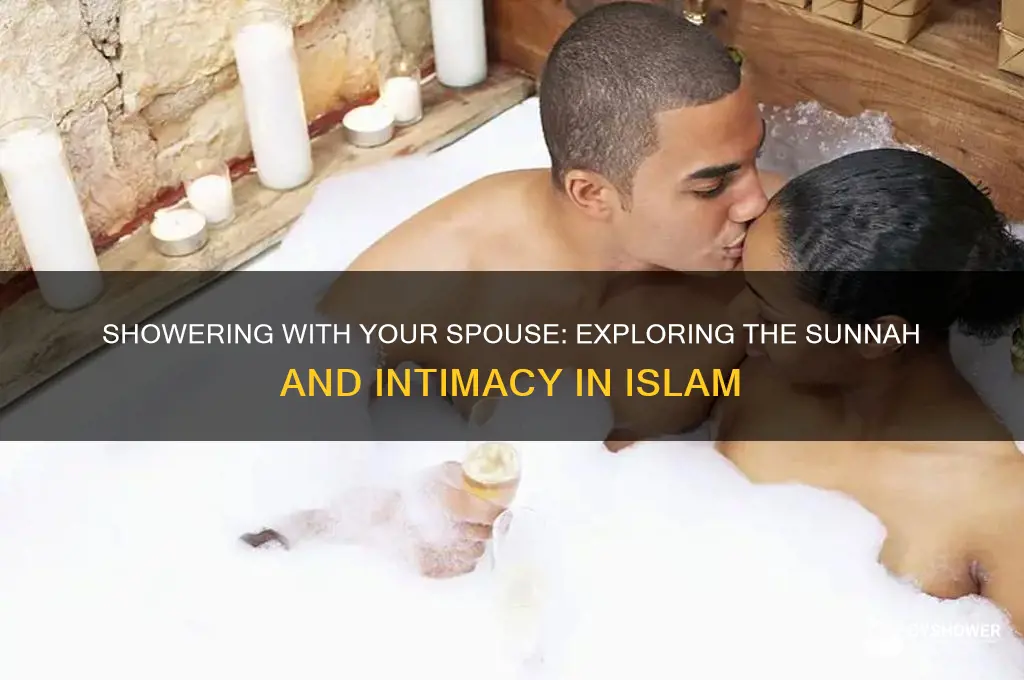 is it sunnah to take a shower with your wife