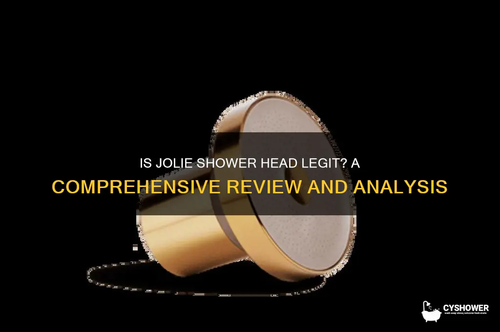 is jolie shower head legit
