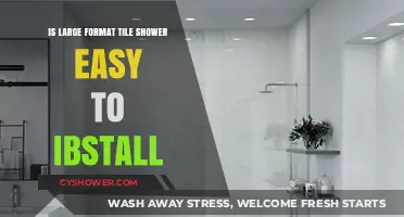 Is Installing Large Format Tile Showers Easy? A Comprehensive Guide