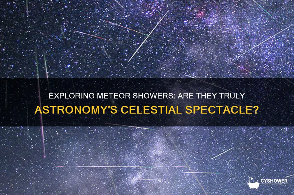 is meteor shower astronomy