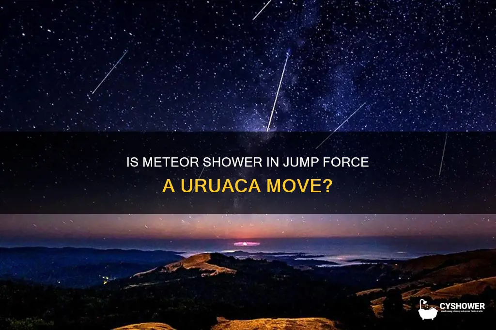 is meteor shower in jump force a uruaca move