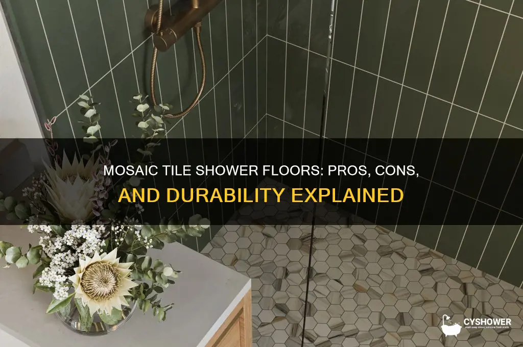 is mosaic tile good for shower floor