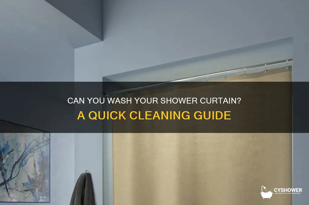 is my shower curtain washable