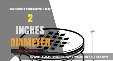 Shower Drain Size Guide: Is 2 Inches Diameter Standard?