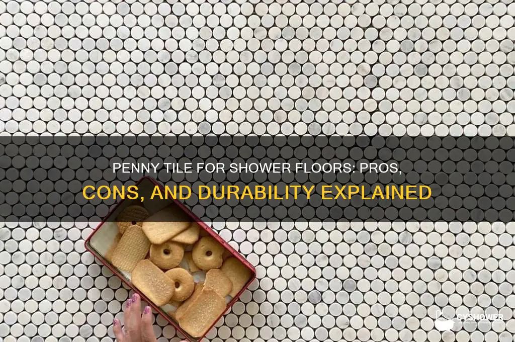 is penny tile good for shower floor