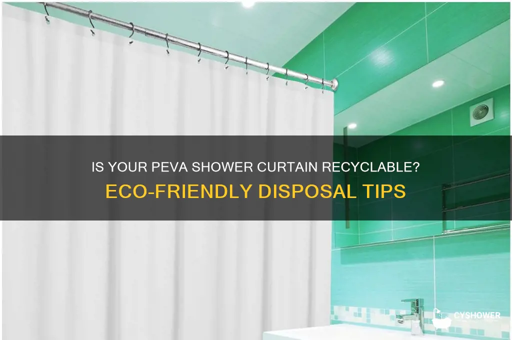 is peva shower curtain recyclable
