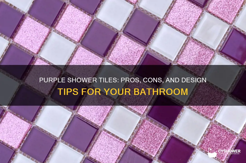is purple board for shower tiles