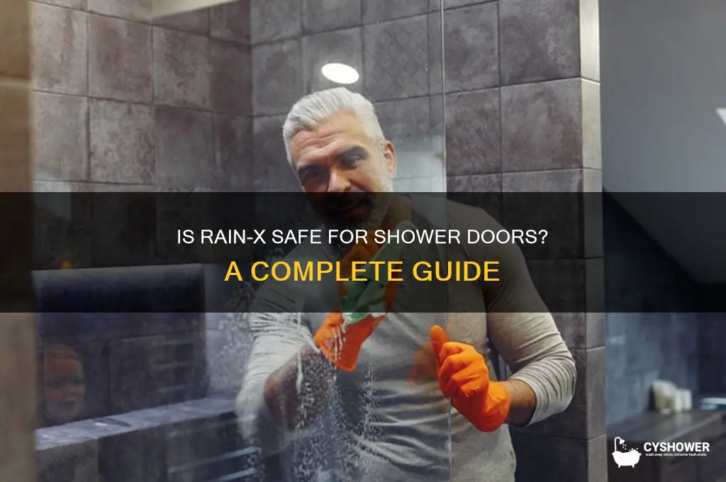 is rain x ok for my shower door