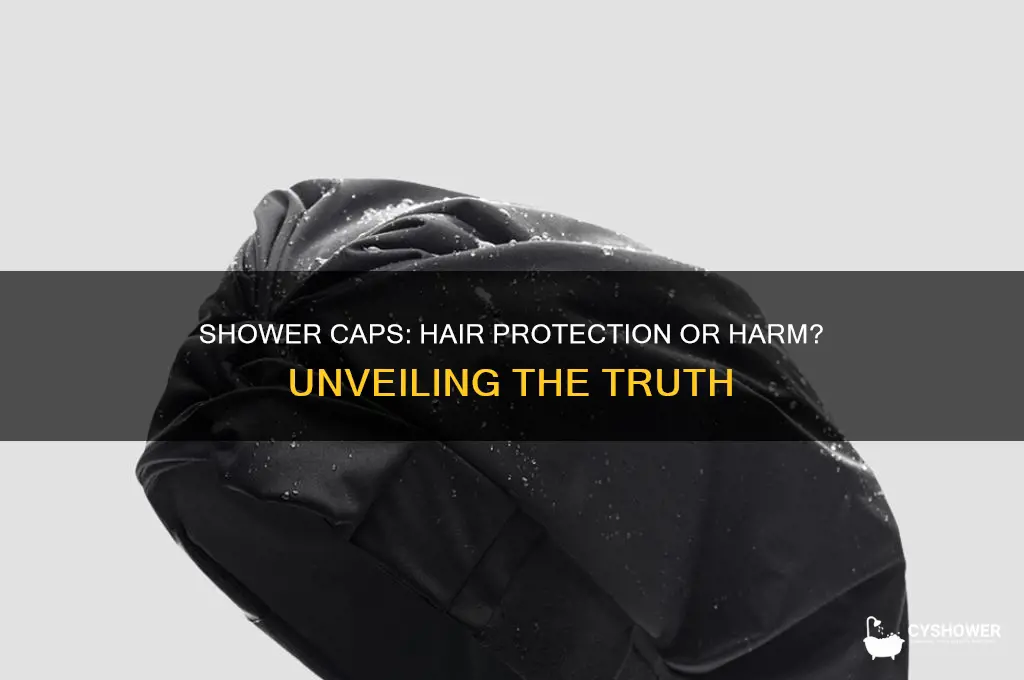 is shower cap good for hair