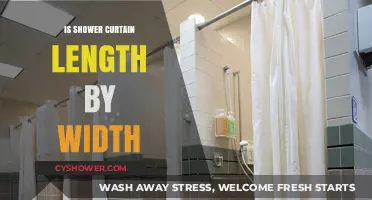 Shower Curtain Size Guide: Understanding Length and Width Measurements
