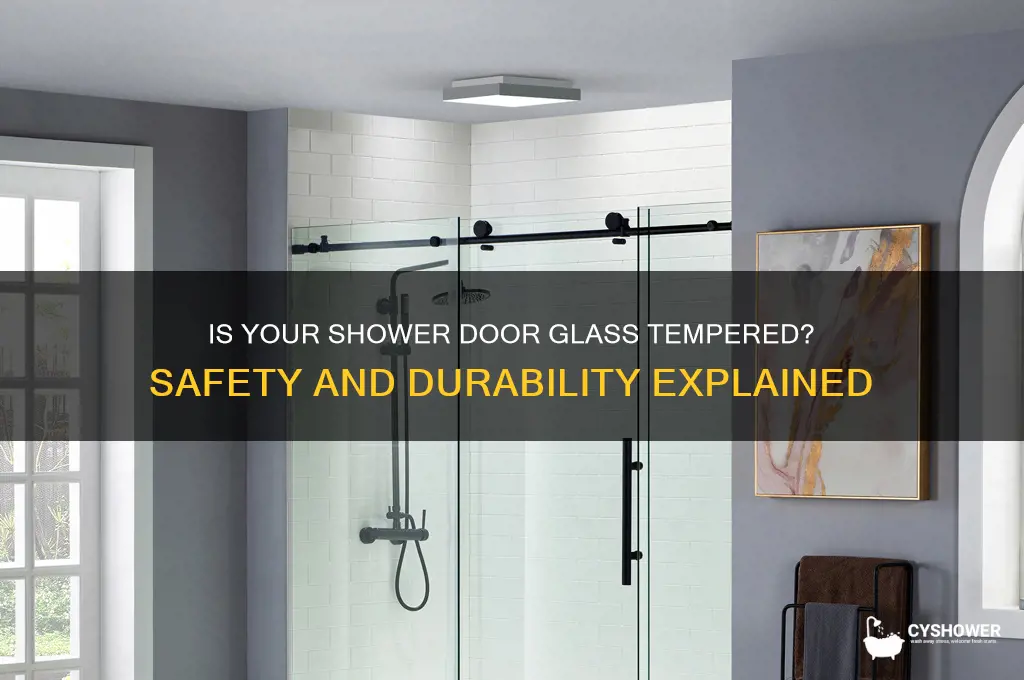 is shower door glass tempered
