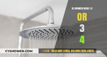 Shower Head Size Guide: Understanding 1/2 vs. 3/4 Inch Fittings