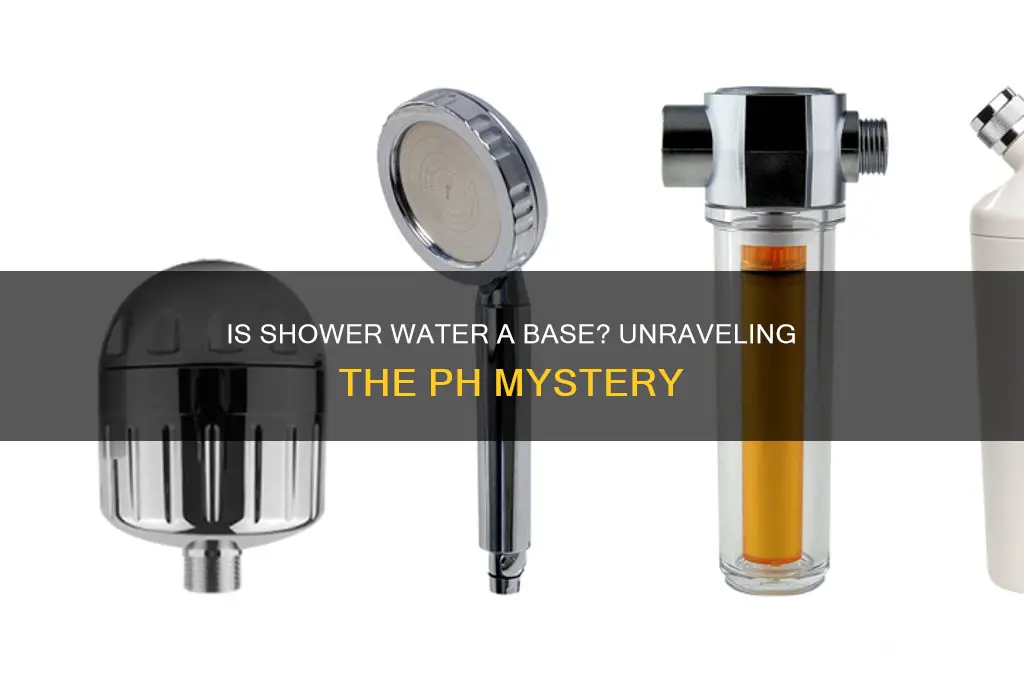 is shower water a base