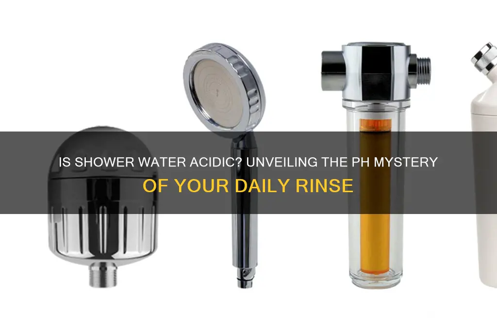 is shower water an acid