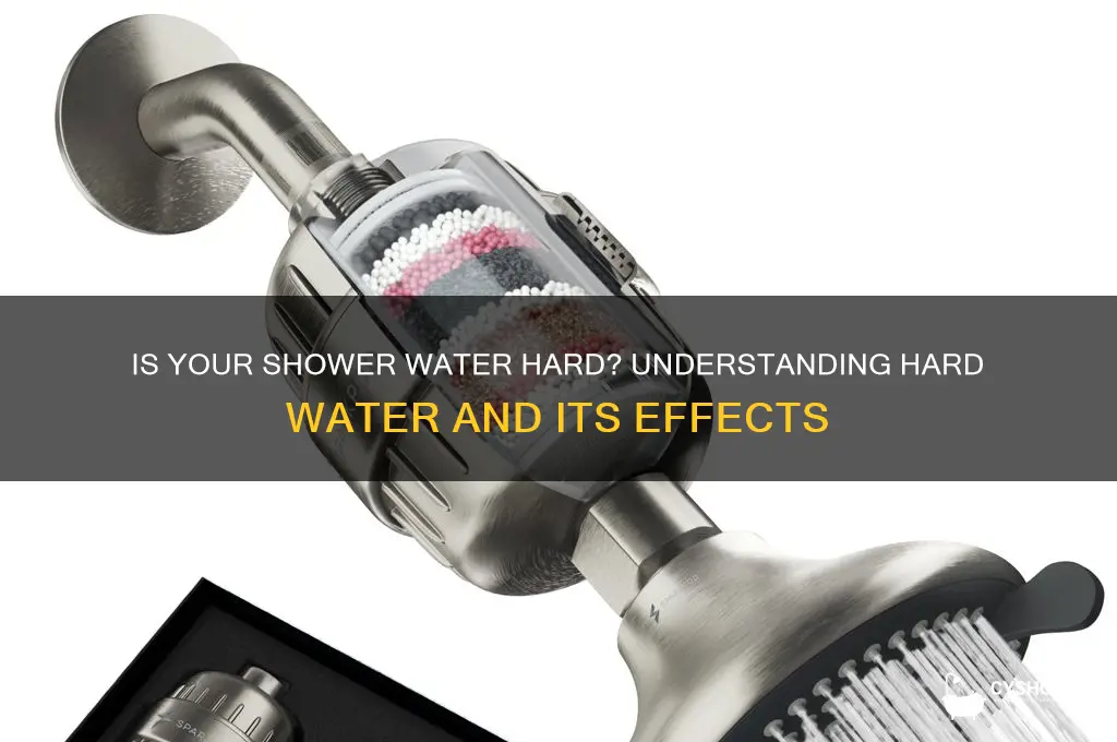 is shower water hard water