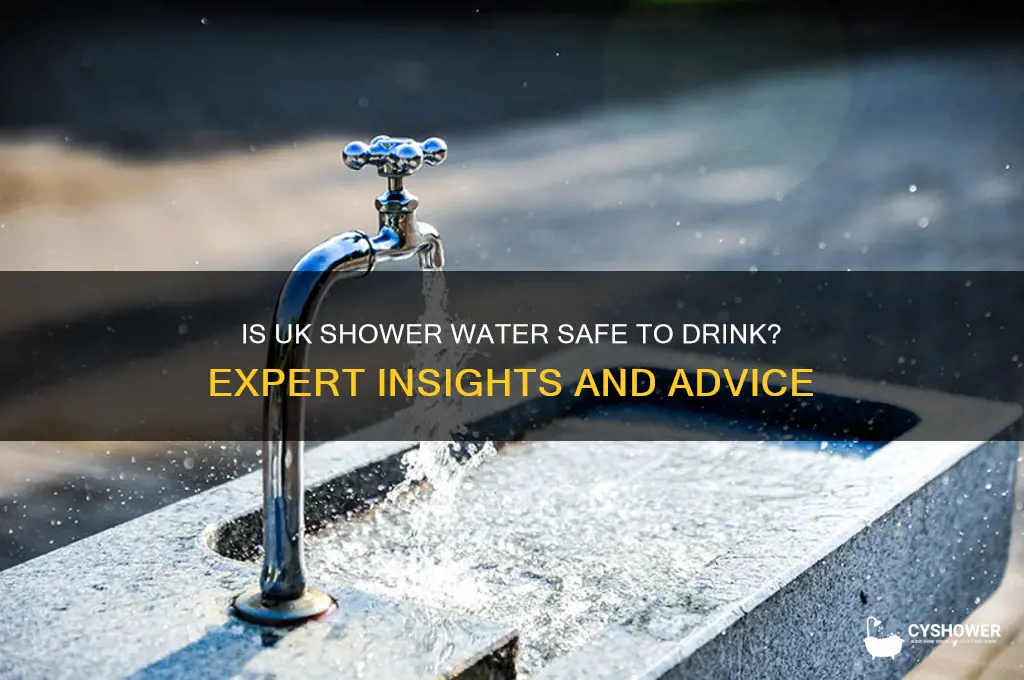 is shower water safe to drink uk