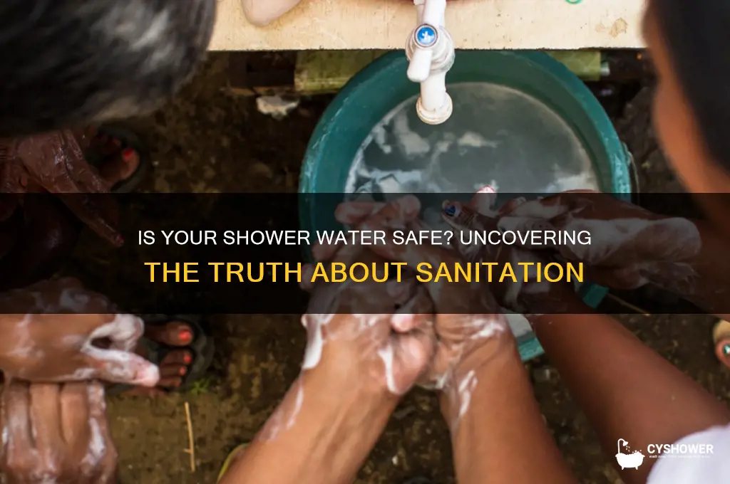 is shower water sanitary