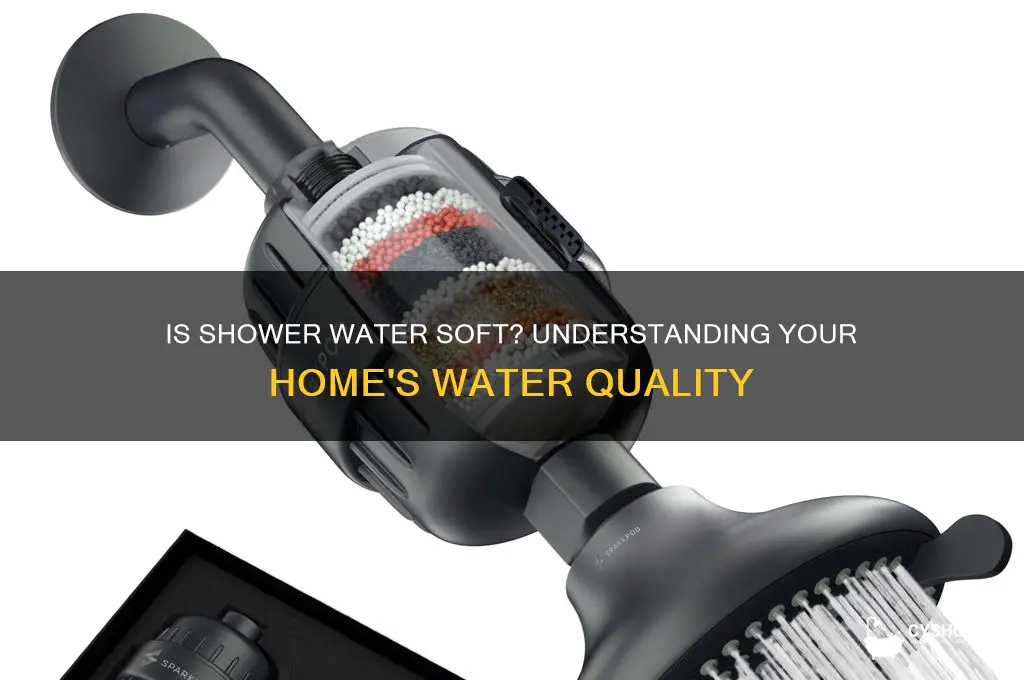 is shower water soft water