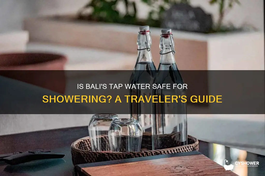 is tap water in bali shower