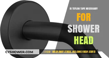 Is Teflon Tape Essential for Shower Head Installation? A Guide