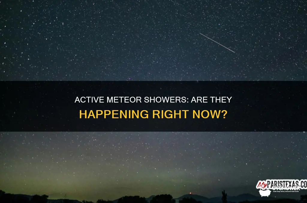 is the an active meteor shower