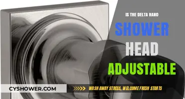 Delta Hand Shower Head: Adjustable Settings for Customized Shower Experience
