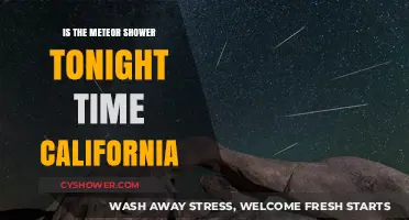 California's Meteor Shower Tonight: Best Viewing Times and Tips