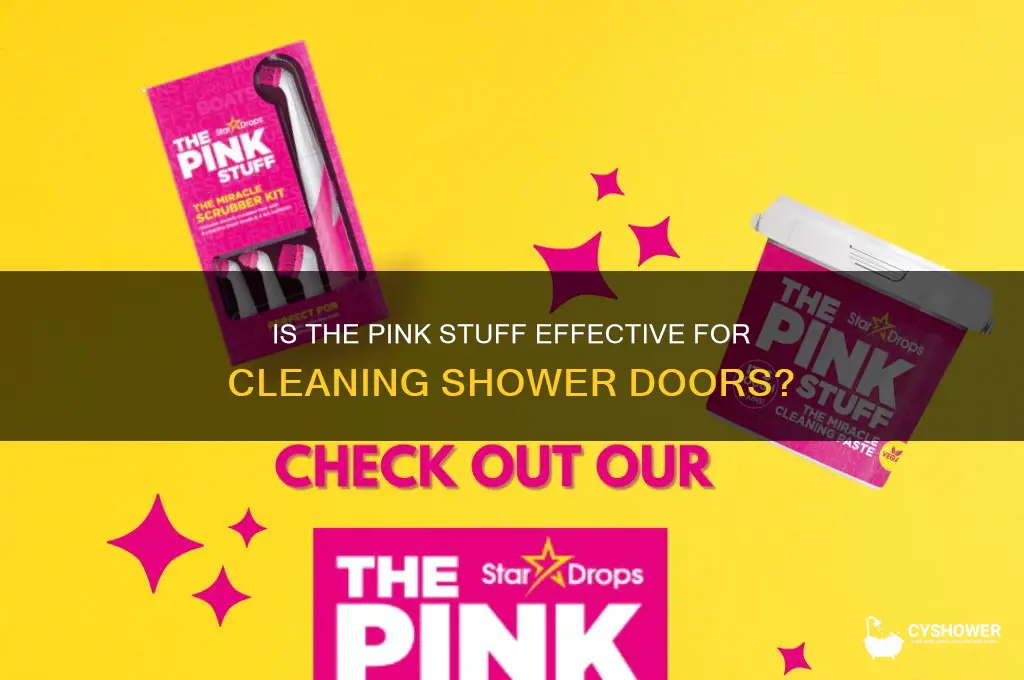 is the pink stuff good for shower doors