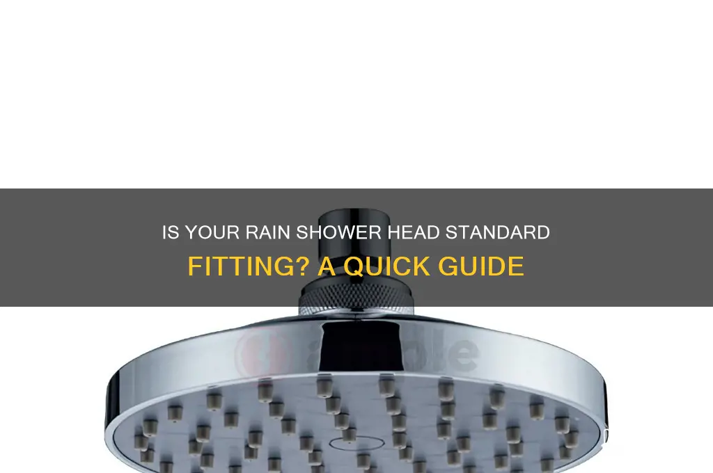 is the rain shower head standred fitting