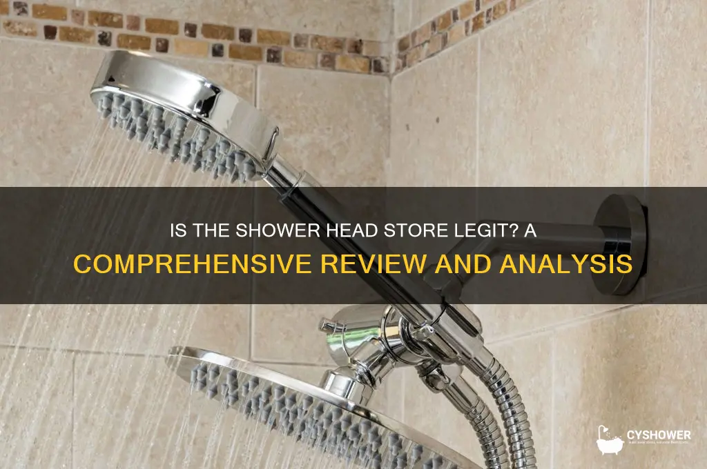 is the shower head store legit