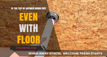 Is Your Shower Drain Pipe Level with the Floor? Find Out