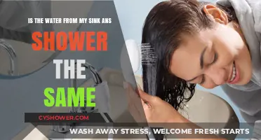 Sink vs. Shower Water: Are They the Same or Different?
