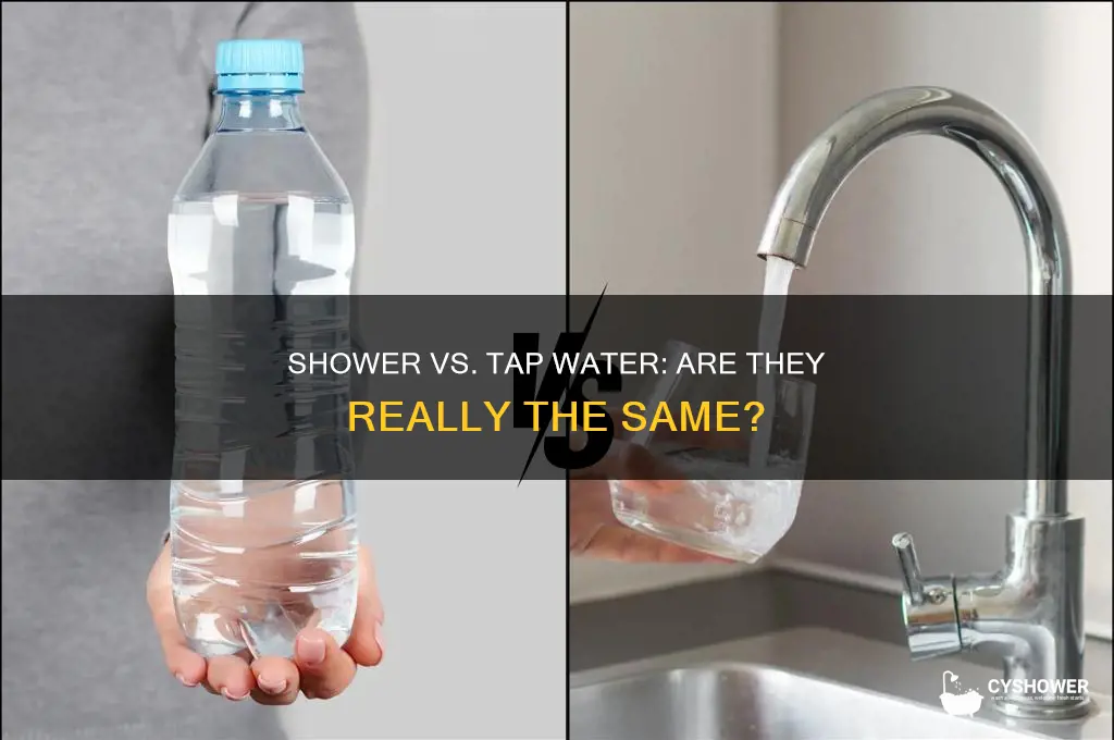 is the water in my shower the same as tap