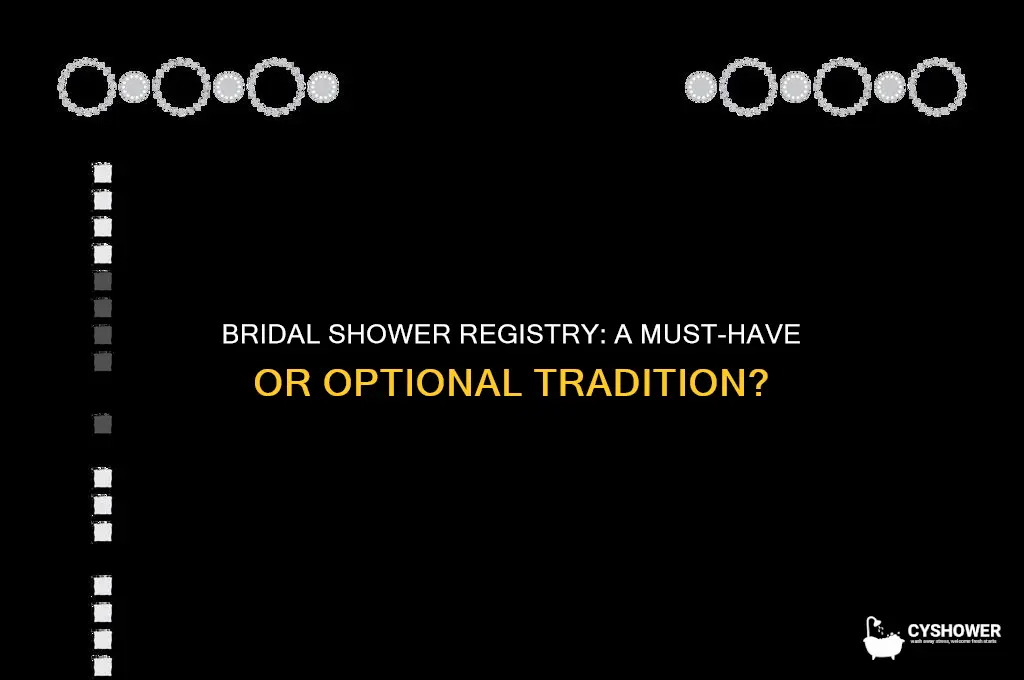 is there a bridal shower registry